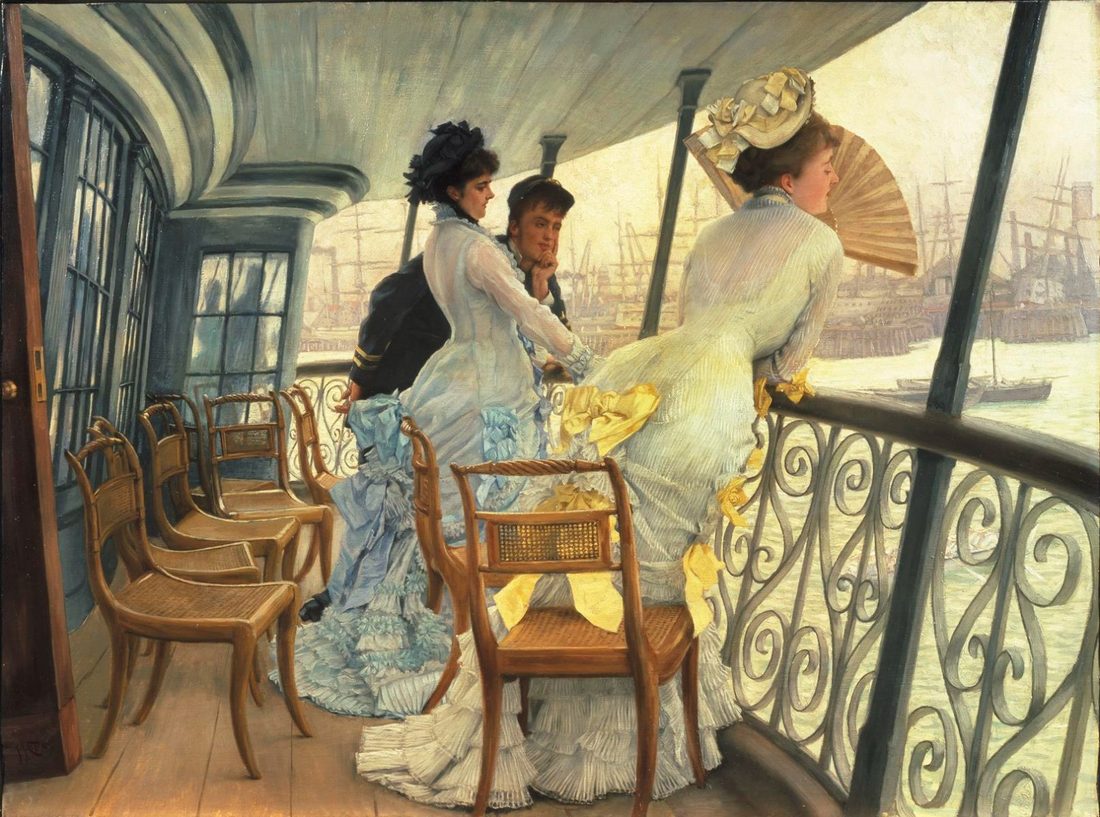 La galerie du HMS Calcutta, de James Tissot